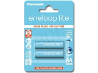 Panasonic eneloop lite BK-3LCCE - Batteri 2 x AA-typ - NiMH - (uppladdningsbart) - 950 mAh