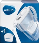 BRITA Marella Cool MAXTRA+ Plus 2.4L Water Filter Fridge Jug + 1 Cartridge,White