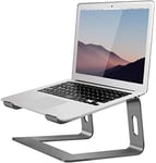 Orionstar Laptop Stand for Desk, Aluminum Laptop Riser, Portable Computer Stand for Apple Mac MacBook Air Pro 10-15.6 Inch Notebook Computer, Detachable Ergonomic Elevator Holder Macbook Stand, Grey