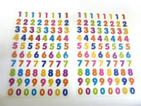Coloured Numbers Stickers, Kids Labels for Craft, Decoration, Card-Making