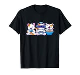 Funny Anime Boba Tea Bubble Tea Gaming Gamer Ramen Cat Japan T-Shirt