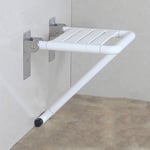 qazxsw Bath Stool Bathroom Folding Stool Wall Shower Seat Bathroom Old Man Shower Wall Chair Bath Accessible Handicapped Stool