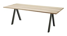 Overlap Table - Western Red Cedar/Hunter Green Steel