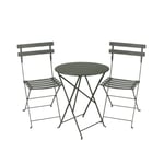 Fermob - Bistro matgrupp Ø60cm & 2 metall stolar rosemary - Matgrupper utomhus