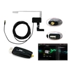 Bil GPS-mottagare, DAB+ antenn, USB-adapter