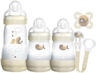 MAM Welcome to The World Set, Newborn Bottle Set with 0-2 Months Baby Soother a