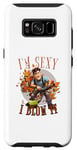 Coque pour Galaxy S8 I'm sexy and I blow it funny leaf blower dad blague