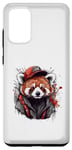 Galaxy S20+ Funny Cool Cap Urban Red Panda Street Art Case