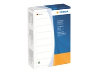 Herma Computer Labels - Papper - Matt - Permanent Självhäftande - Perforerad - Vit - 88.9 X 35.7 Mm 8000 Etikett (Er) (2 Ark X 4000) Löpande Z-Vikta Etiketter