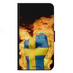 Bjornberry Xiaomi Mi A2 Lite Plånboksfodral - Sverige Hand