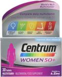 Centrum 50 Plus Multivitamin Tablets For Women, Pack Of 30