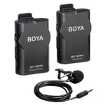 Boya Trådlös lavalier mikrofon BY-WM4 Mark II Till DSLR och Smartphone