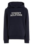 Tommy Hilfiger Boys Logo Hoodie - Desert Sky, Navy, Size 10 Years