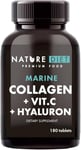 Nature Diet - Marine Collagen with Hyaluronic Acid and Vitamin C, 180 Tablets, 5