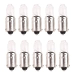 10st H6W 434 BAX9S 12V 6W LED-lampa för bilstrålkastare Blinkerslampa Autoglödlampa C2R LED-lampor Tillbehör