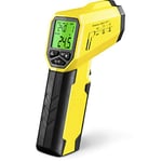 TROTEC Thermomètre infrarouge BP17 – Thermomètre laser, détection de point de rosée – Gamme de mesure -50°C à +380°C, pyromètre