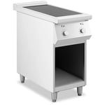 Royal Catering Andrahandssortering Induktionsplatta - 8500 W 2 kokytor 260 °C Förvaringsutrymme