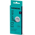 Siemens TZ80001B Cleaning Tablets EQ Bean to Cup Coffee Machines, White