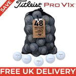 Titleist Pro V1X Grade A Lake Golf Balls - 4 Dozen Mesh Bag FREE UK DELIVERY