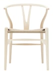 CH24 Y-Chair - White Oiled Ash/Nature