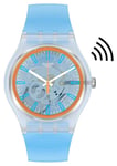 Swatch SVIK102-5300 SEA PAY! Semi Transparent Case Watch