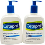 2 x Cetaphil Daily Facial Cleanser For Normal To Oily Skin 235 ml - 2 packs