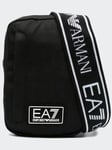 EA7 Emporio Armani Men's Train Logo Pouch Bag in Black