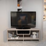 Maldives Corner TV Stand TV Cabinet TV Unit with Open Shelves