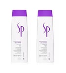 2 x Wella Professional SP Volumize Shampoo 250ml Repairs Fine Hair