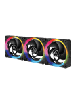 Arctic BioniX P120 A-RGB - 3-pack + Controller - Kabinet køler - 120mm - Sort med RGB LED lys - 13 dBA