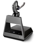 Voyager 5200 Office - Headset - Ear-hook,In-ear - Office/Call center - Black - Monaural - Play/pause,Track <,Track >