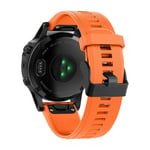 Garmin Fenix 7 Justerbar Urrem - Orange