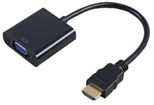 PRO SIGNAL - HDMI Male to VGA Female Adaptor Lead with Audio & USB Power