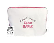 CozyCoverUp® Food Mixer Dust Cover for Kitchenaid 4.8L 5QT Artisan Pink Spot Embroidered GREAT BAKER!