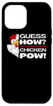 iPhone 14 Pro Max Guess How Chicken Pow: Funny Chickens Jokes Chicken Memes Case
