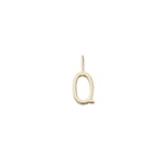 Design Letters - Gold Letter Charm 10 mm - Q - Gull