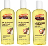 Palmers Cocoa Butter Moisturising Body Oil 250ml Pack of 3 Replenishes Dry Skin