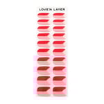 Love'n Layer Minnies Swag Red/Pink Självhäftande nagellack