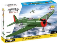 COBI 5736 Historical Collection WWII P-47 Thunderbolt jager- og angrepsfly 477 blokker