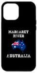 Coque pour iPhone 12 Pro Max Drapeau rétro Margaret River Australie vieilli