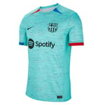 Barcelona FC Nike DX9820-487 FCB M NK DF STAD JSY SS 3R T-Shirt Homme Light Aqua/Royal Blue/Black Taille 3XL
