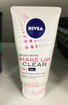 Nivea Extra Bright Make Up Clear 3 in 1 Foam Facial Face Cleanser 100g