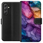Samsung Galaxy A35 Plånboksfodral Färgstarka stenar