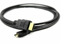 Ex-Pro® 2m Premium Micro D V1.4 HDMI HC-1 Cable for Ricoh Caplio GR Digital IV