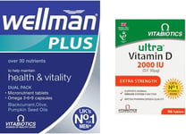 Wellman plus Support Pack with Vitamin D 2000IU