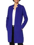 Morgan Women's Veste Droite à col cranté Mblock Straight Jacket with Notched Collar, BLEU ELECTRIQUE, M