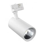 LEDlife vit skenaspotlight 24W - Flicker free, 125lm/w, 3-fas - Kulör : Varm, Spridning : 38°