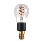 EGLO E14 P45 Spiral Smart Lampa – Rökfärgat glas, Varmvitt ljus, Zigbee & Bluetooth