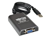 Tripp Lite USB 2.0 to VGA Dual Multi-Monitor External Video Graphics Card Adapter 1080p 60Hz - Adaptateur vidéo externe - USB 2.0 - D-Sub