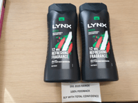 LYNX AFRICA REFRESHING ShowerGel XXL Extra Large 500ml X2 JUST £9.99 FREEPOST